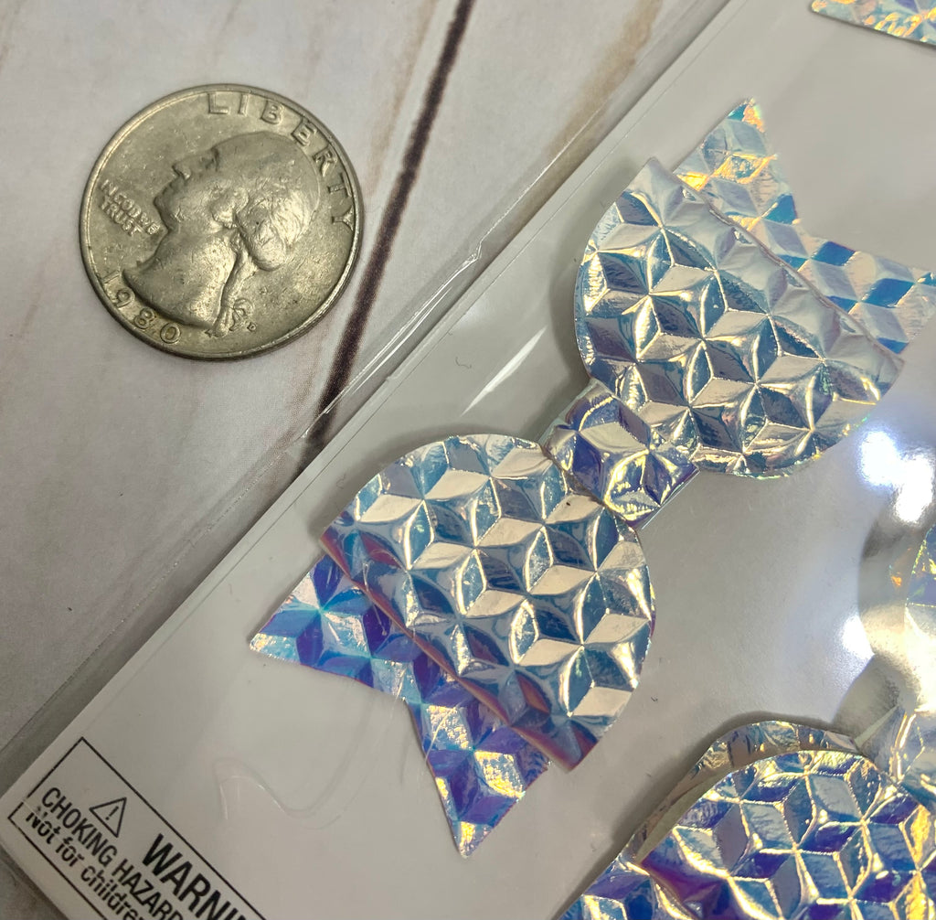 Dimensional bow stickers