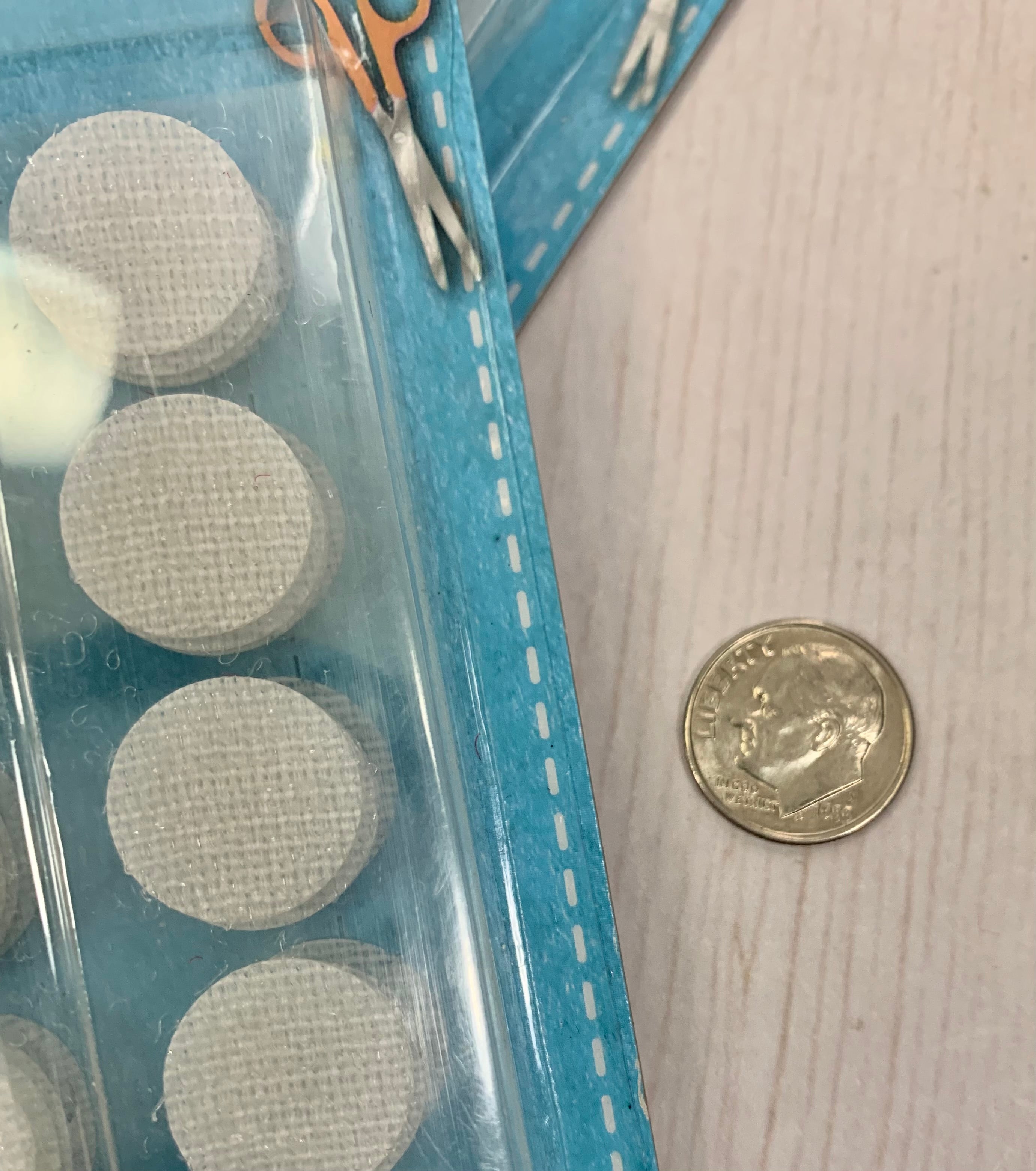 Fastener dots (like Velcro)