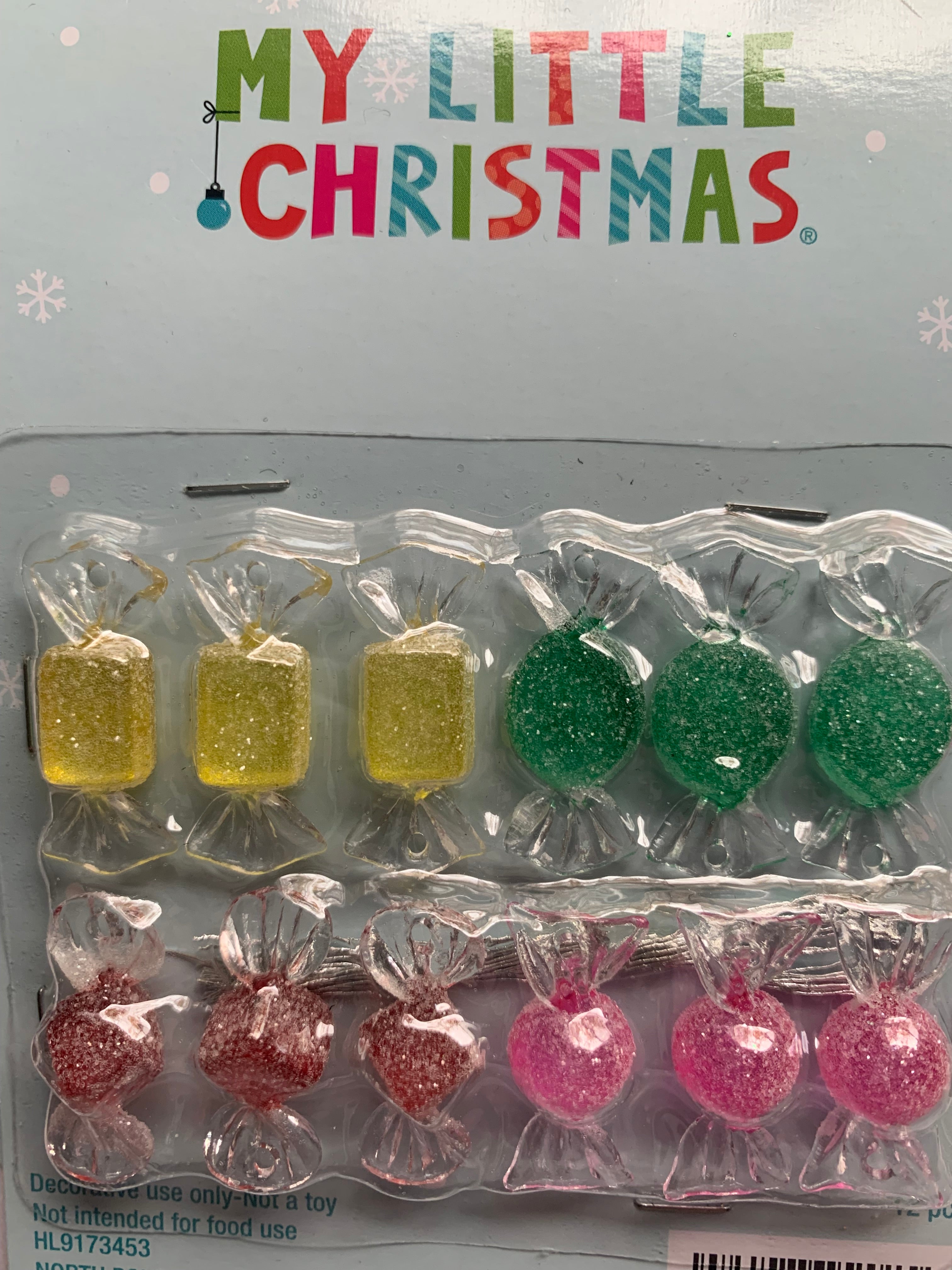 My Little Christmas / North Pole Bakery candy ornaments