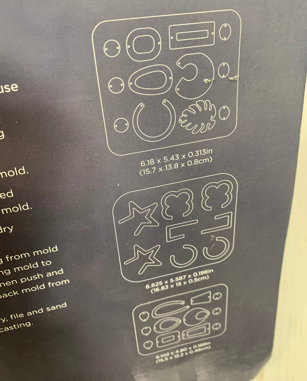 Resin Molds - Silicone Dangle Earring Molds