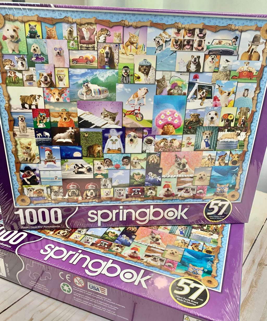 Puzzle - Cute dogs and cats