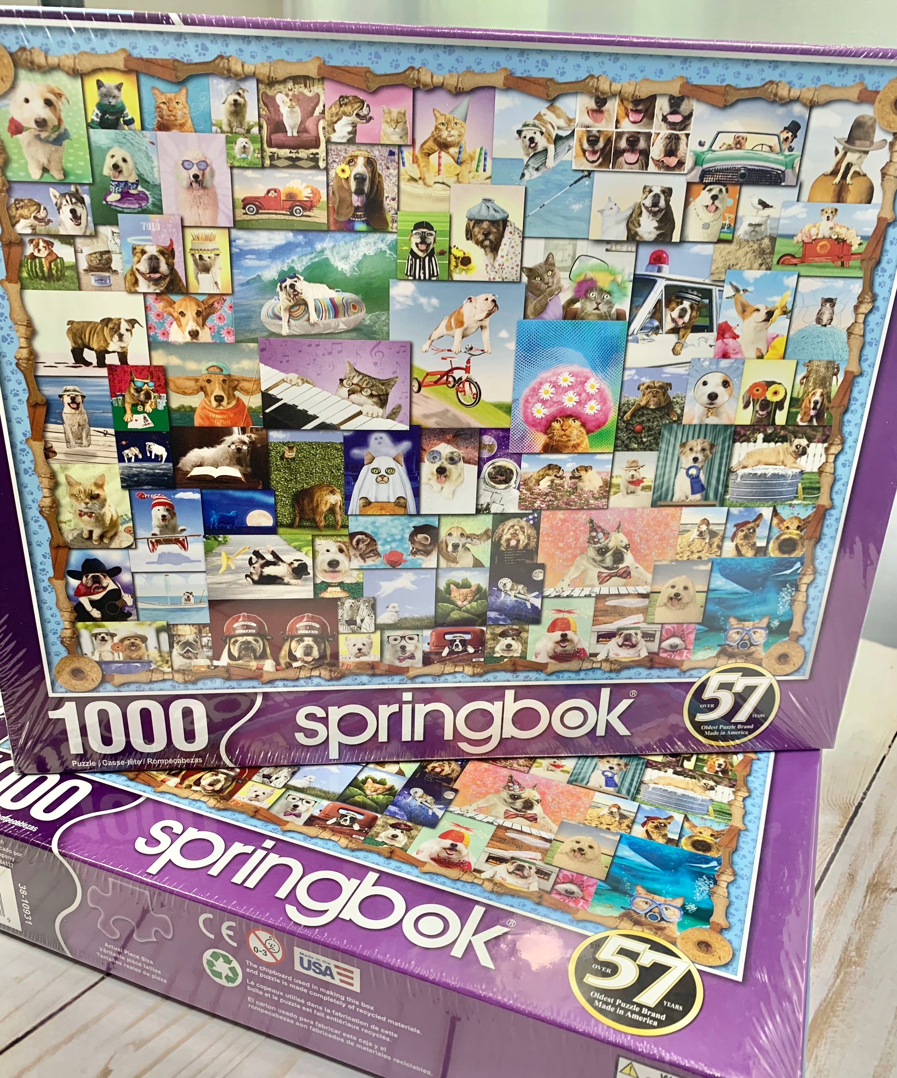 Puzzle - Cute dogs and cats