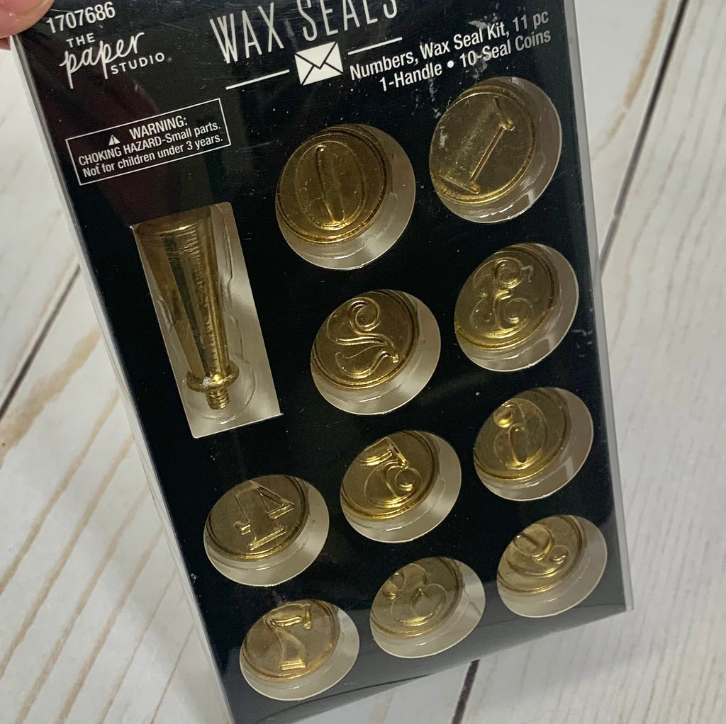 Wax seal dies - Numbers