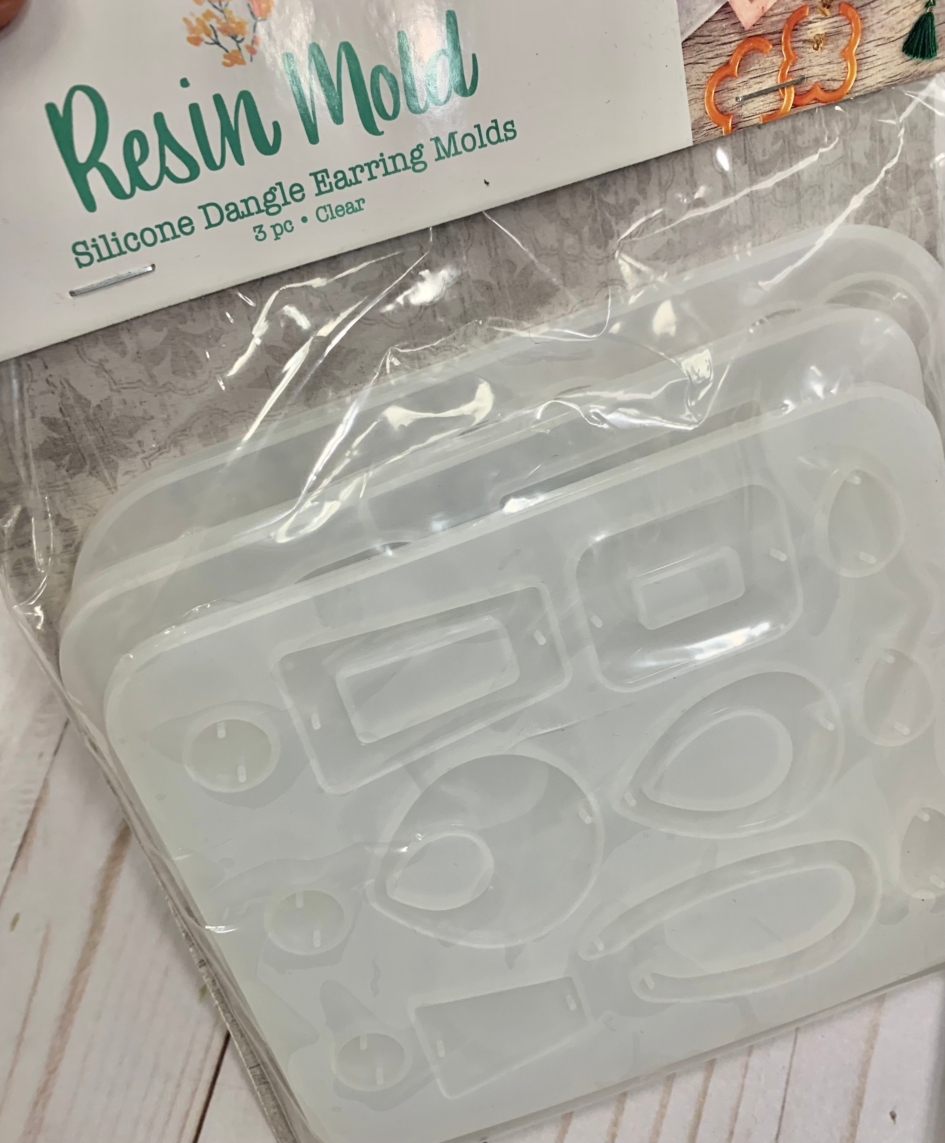 Resin Molds - Silicone Dangle Earring Molds