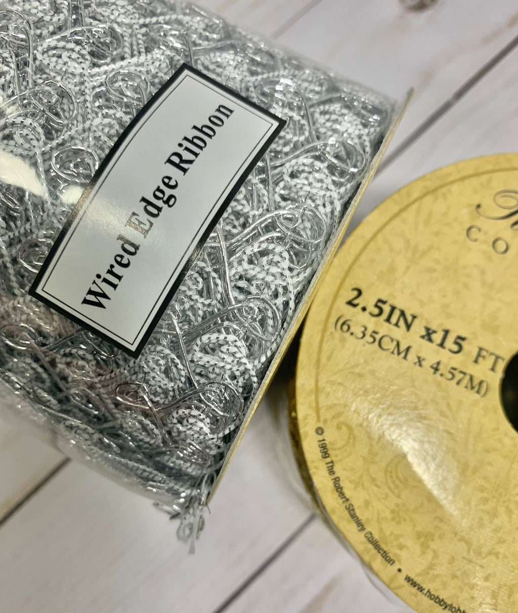 Wired edge ribbon