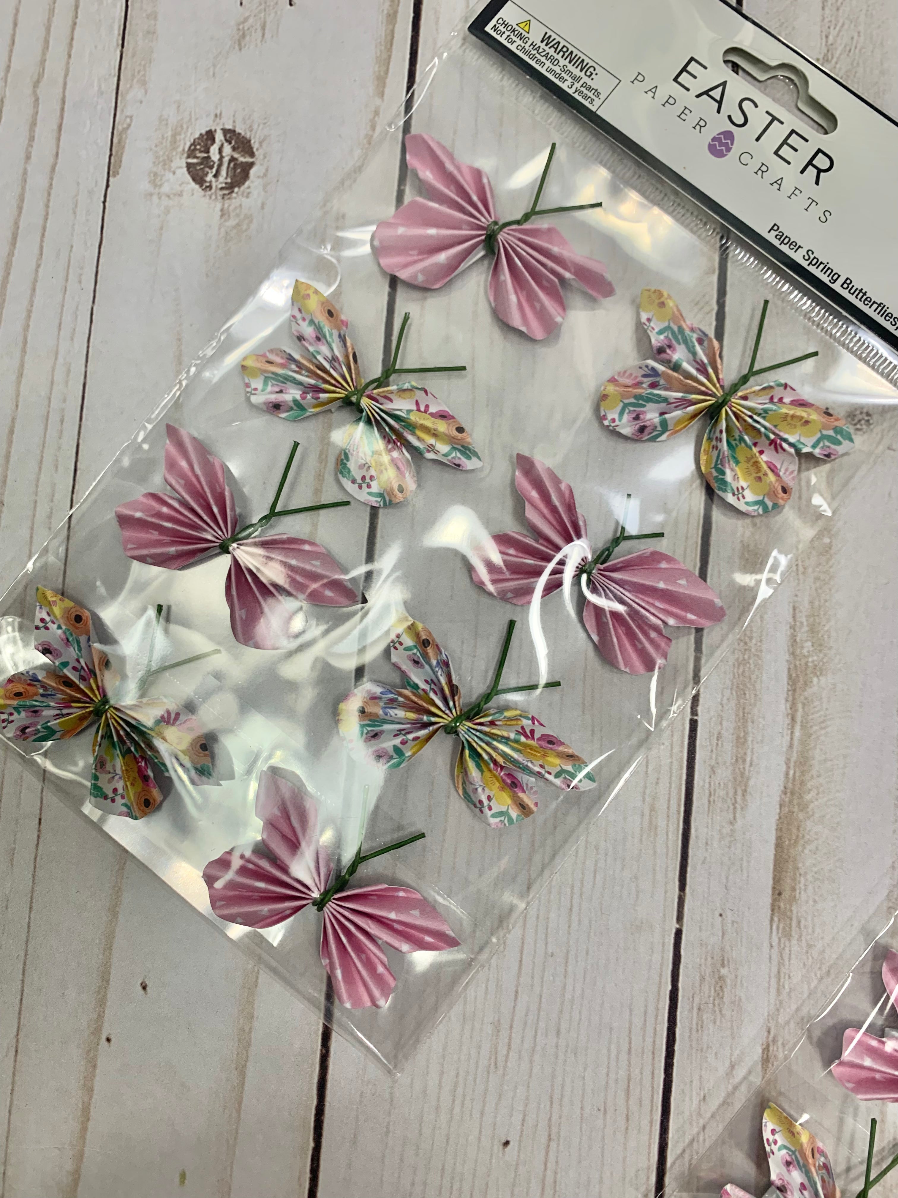 Paper Spring butterflies